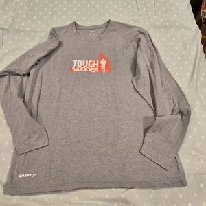 Craft Gray Long Sleeve Tough Mudder Shirt